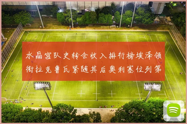 水晶宫队史转会收入排行榜埃泽领衔拉克鲁瓦紧随其后奥利塞位列第四